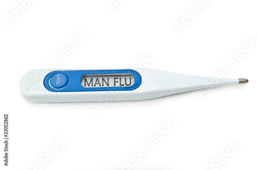 Man Flu concept