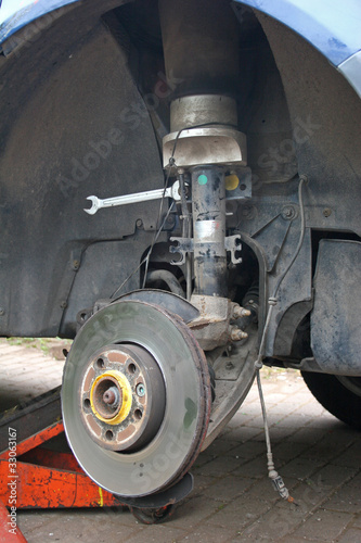 brake disc and suspension