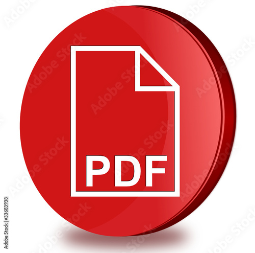 PDF glossy icon