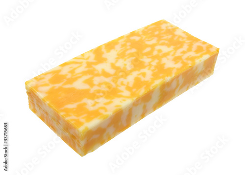 Block of Colby Jack cheese