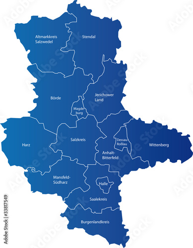 Karte Sachsen Anhalt