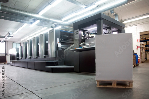 Press printing - Offset machine