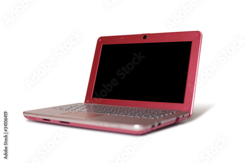 Pink laptop