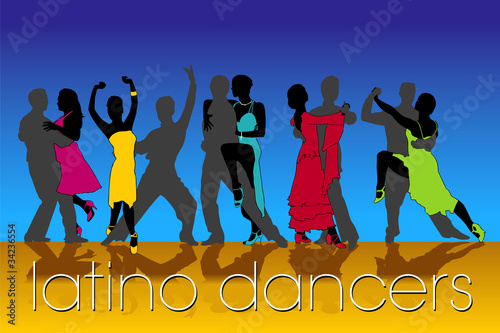 Larino Dancers Silhouettes Set