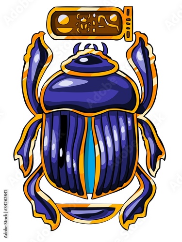 The Egyptian sacred symbol - scarab