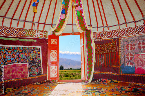 Kazakh nomads dwelling