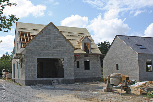 Chantier de maison individuelle