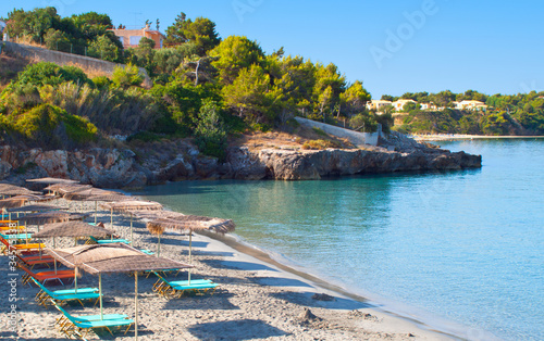 'Tourkopodaro' beach at Argostoli of Kefalonia island in Greece