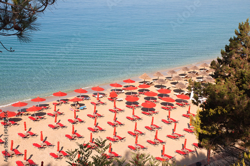 'Makris Gialos' beach at Argostoli of Kefalonia island in Greece
