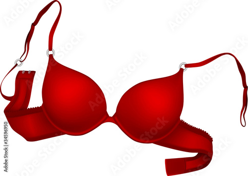 vector red bra