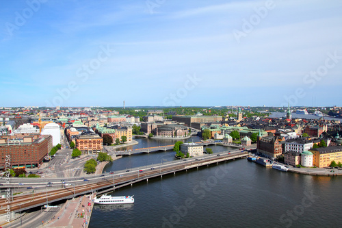 Stockholm, Sweden - aerial view