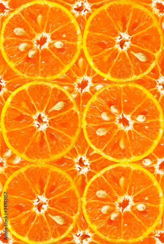 Half orange fruit
