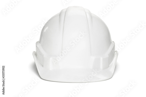 Plastic safety helmet