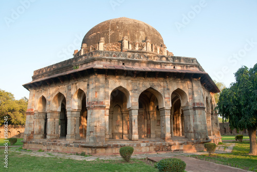 A monument in the Lodi Gardens in New Delhi, India