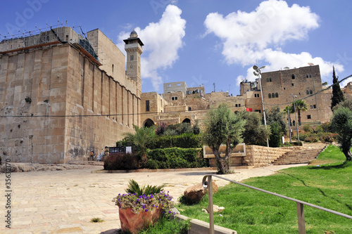 Cave of the Patriarchs in Hebron, Israel.