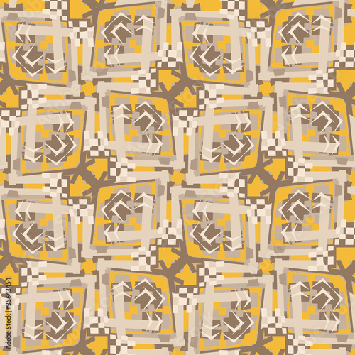 Seamless Dogon Pattern