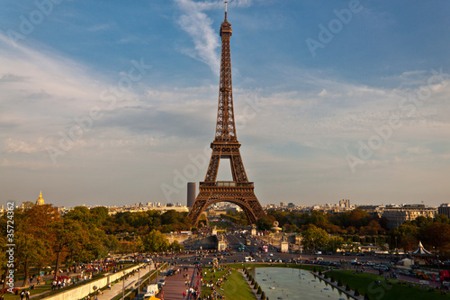 Tour Eiffel vue du Trocadero