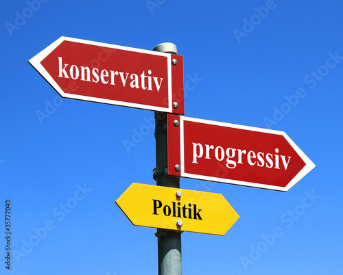 Politik / konservativ oder progressiv?