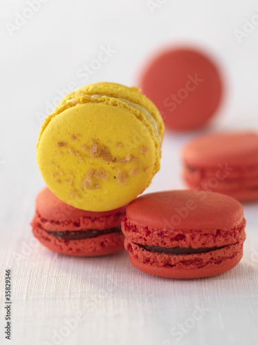 Macarons framboise et citron-gavotte 