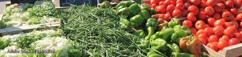 Légumes au marché