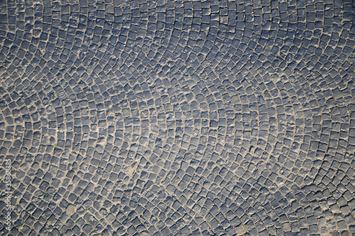 cobbled stone pavement