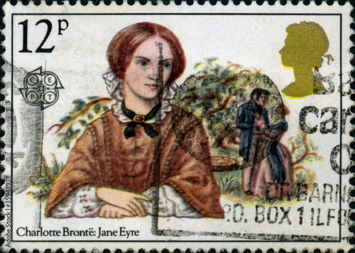 Charlotte Brontë : Jane Eyre. Timbre Angleterre.