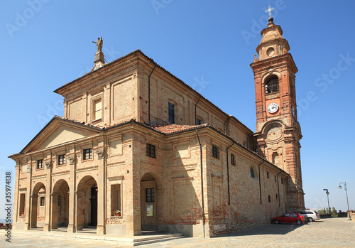 Old church in Diano D'Alba, Italy.