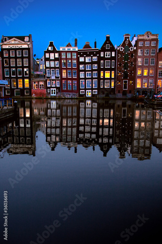 Canal Buildings in Amsterdam