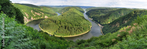 Panoramafoto Saarschleife