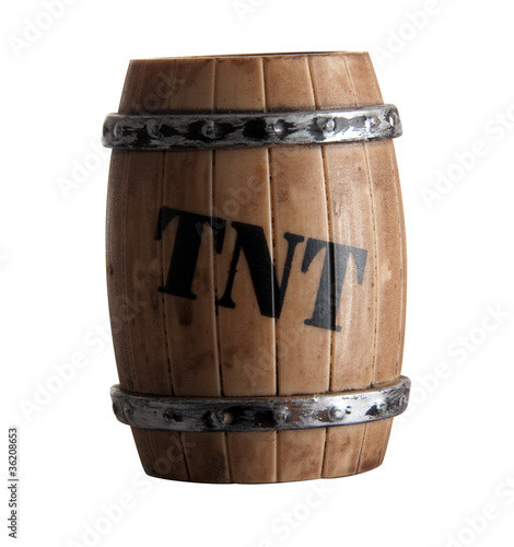 Child's toy: barrel of TNT