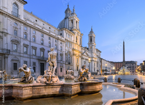 Fontana del Moro, Piazza Navona, Roma