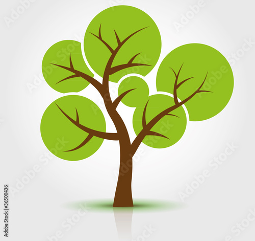 Green Tree Vector