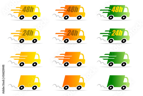 shipping icon set 1