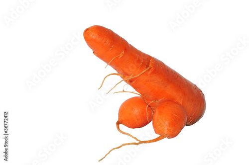 Carrot as a penis