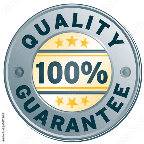 quality guarantee stamp label element