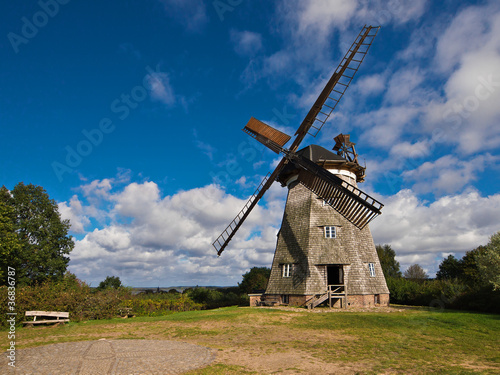 Windmühle in Benz auf Usedom.