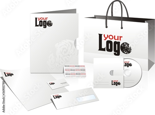 logo bussines presentation mockup