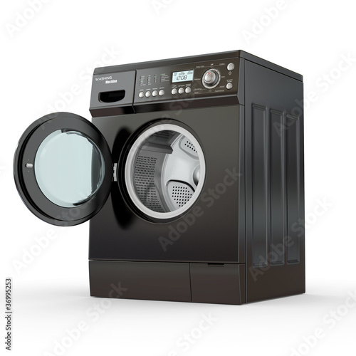 Open washing machine