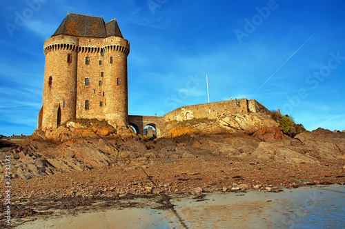 HDR de la tour Solidor à Saint-Malo