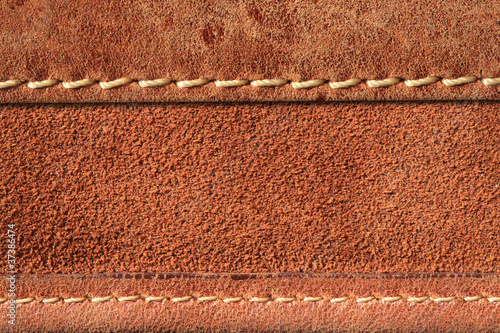 leather with seam background.