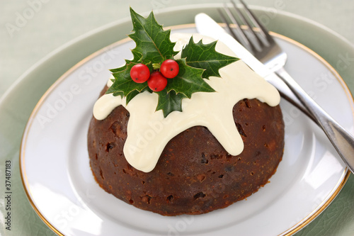 homemade christmas pudding