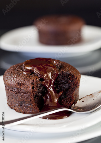 Two Chocolate Souffles