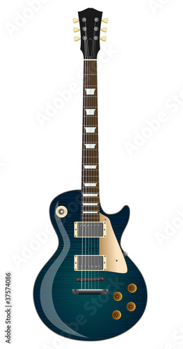 Blue Burst Les Paul