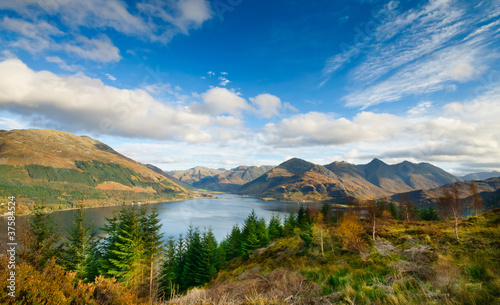 Scottish autumn landscape