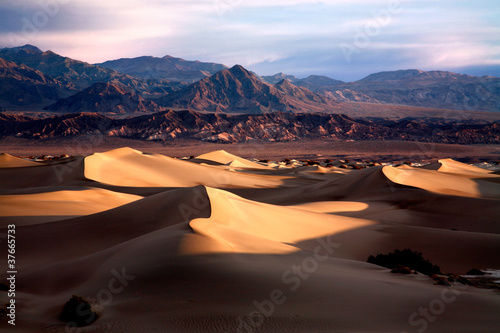 Early Morning Sand Dunes In Death Valley NP, California