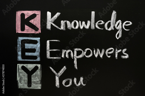 KEY acronym - Knowledge empowers you