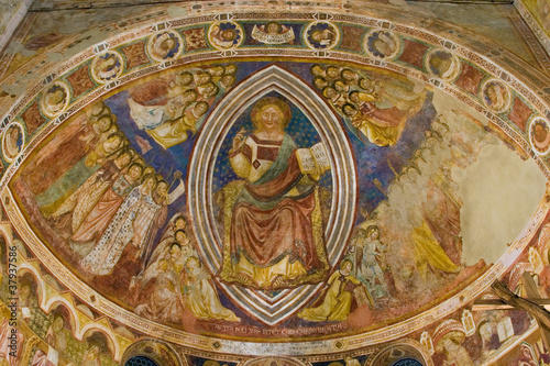 Abbazia di Pomposa, affresco dell'abside