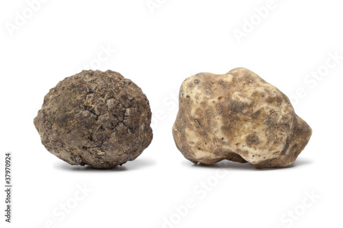 Black and white truffle