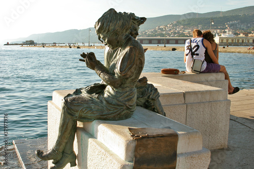 Trieste, scultura delle Mule