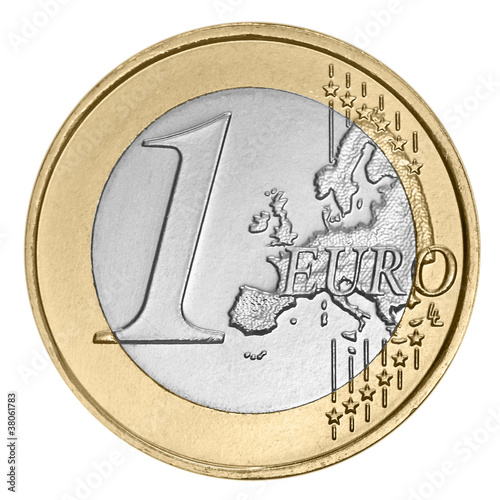 One euro coin